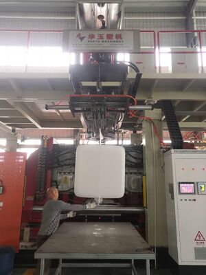 Platen Size 1700 1800mm IBC blow moulding machine with Single Screw Extruder Type providing container production results
