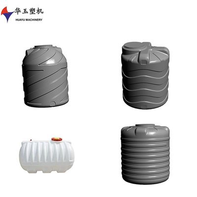 HDPE 500L 6 Layers Blow Moulding Manufacturing Process Plastic Bottles