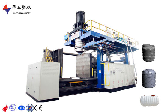 3000L pojemność 3-warstwowa koekstruzyjna IBC Blow Moulding Machine z PLC + Touch Screen Control